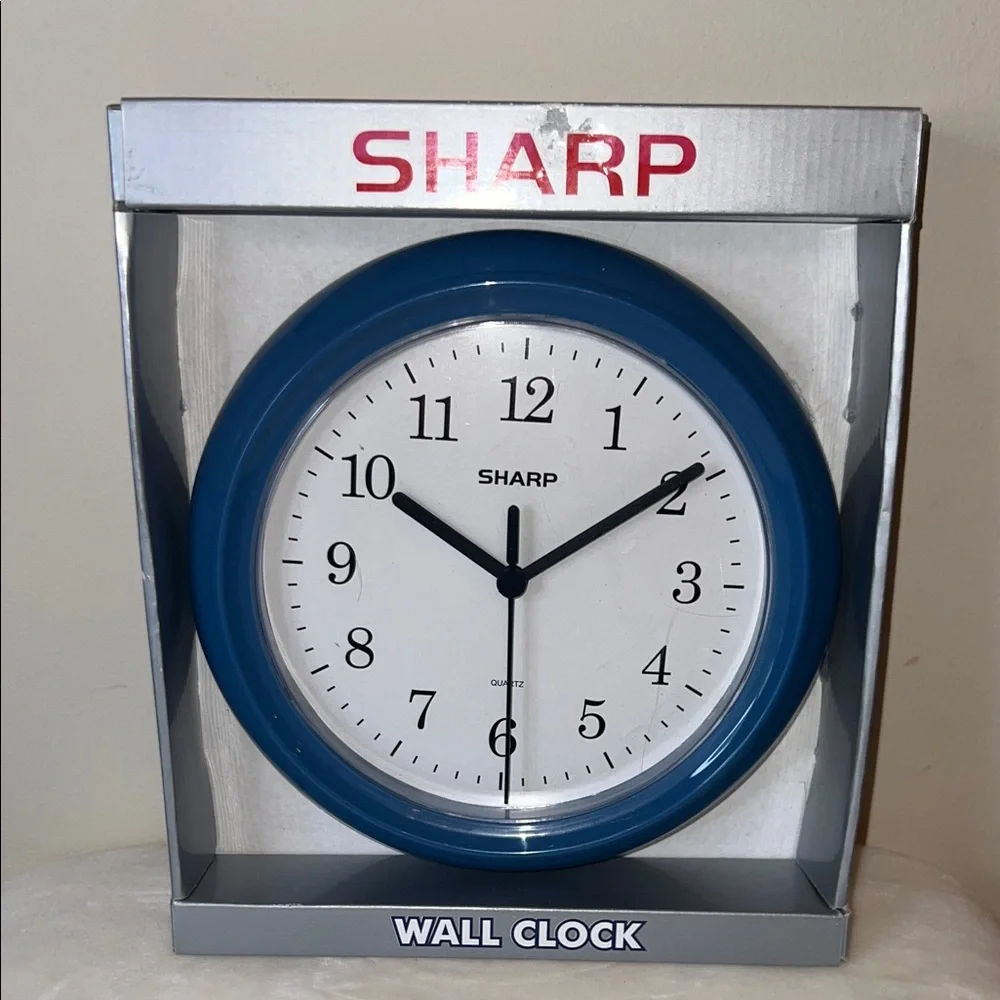Vintage Sharp Wall Clock – New in‎ Original Box